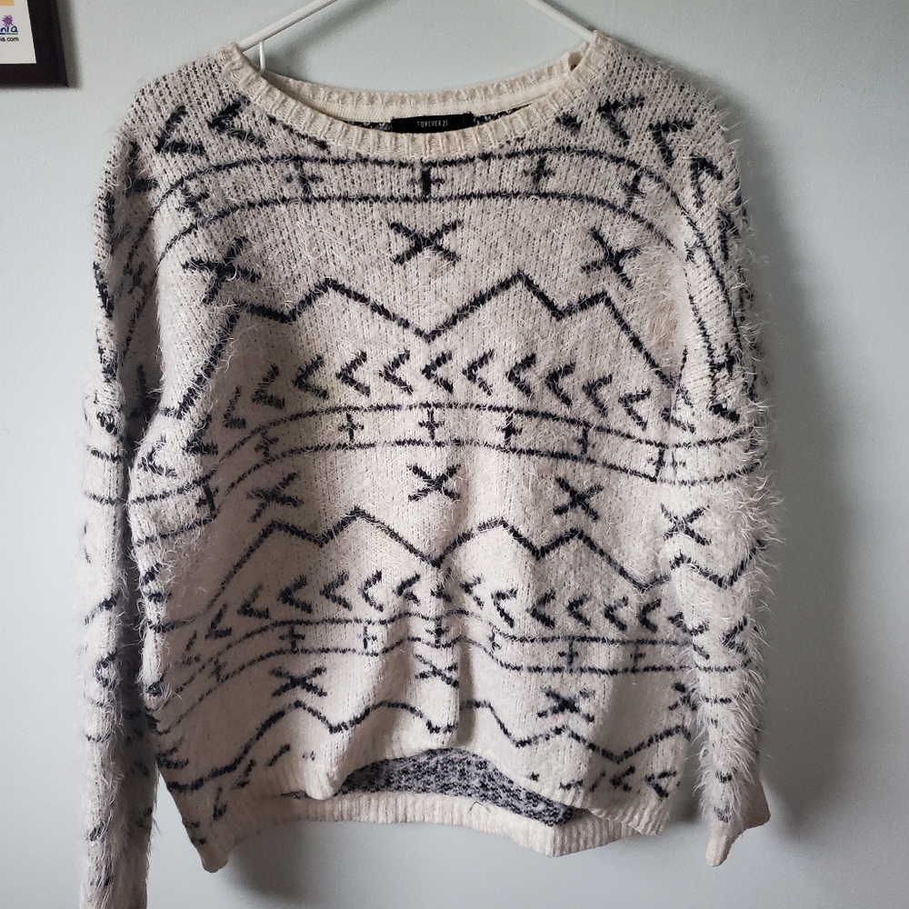 Forever 21 Fuzzy Sweater